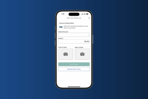 ANB Go Business mobile deposit