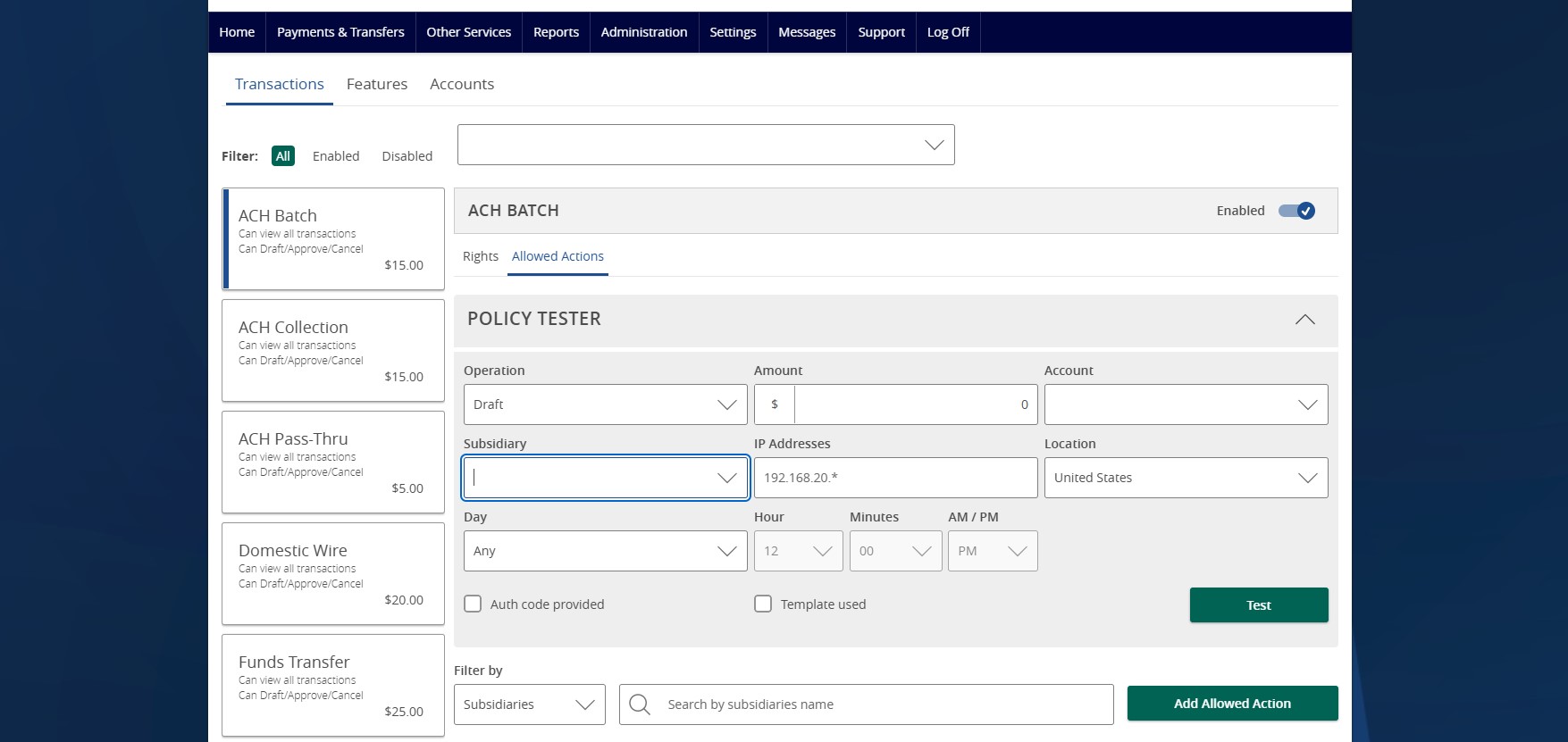 User Roles on ANB Go Business