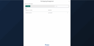 Screenshot of the wire file mapping page on ANB Go Business
